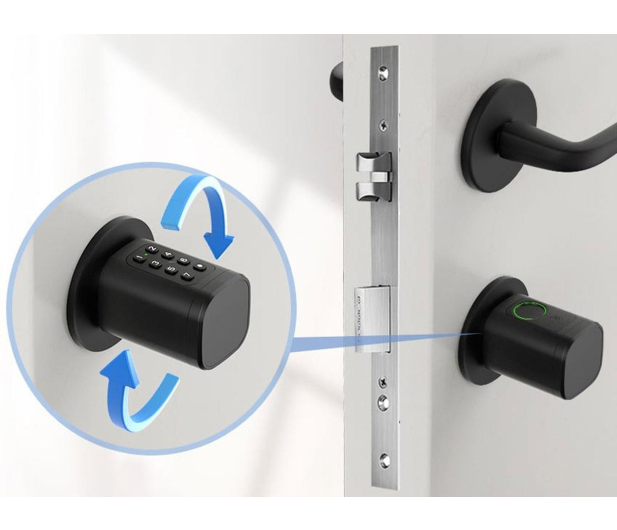 Avatto Wkładka do zamka cyfrowego  SDL-V1-B80 80mm Czarny - 1510576 - zdjęcie 3